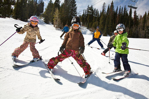Kids-Skiing