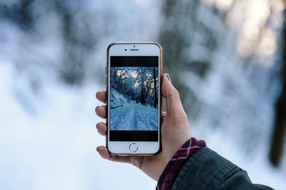 phone in snow - best ski apps