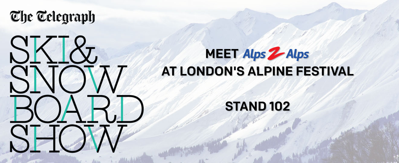 london ski and snowboard show alps 2 alps