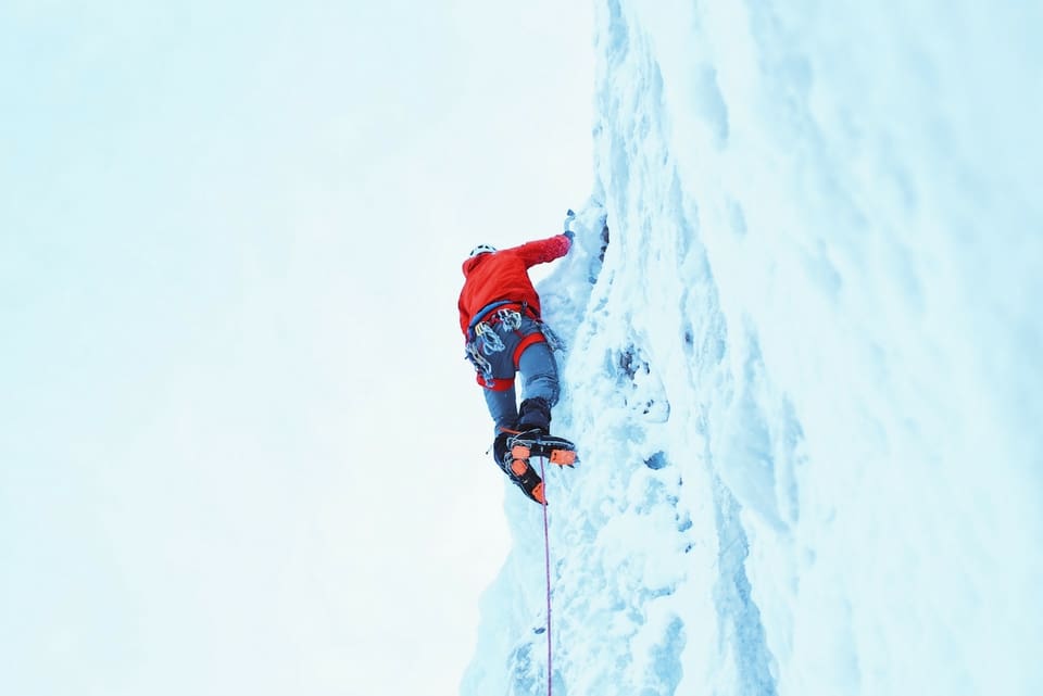 ice climbing