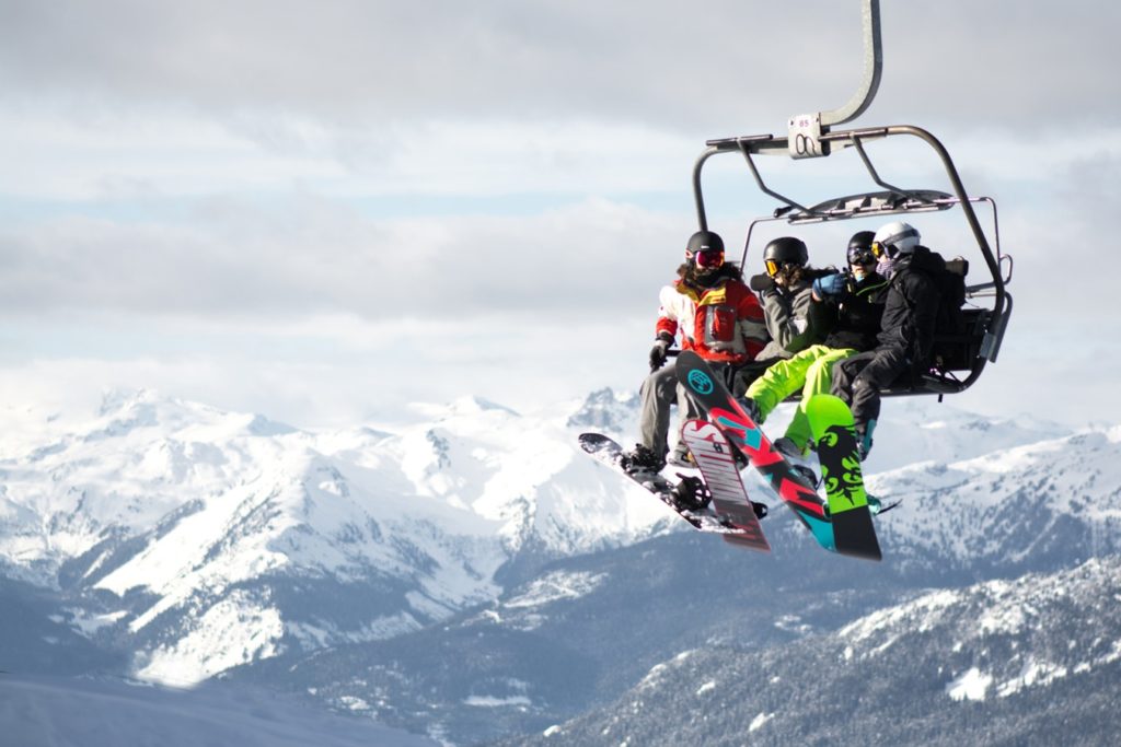 Skiers on ski lift- Last-minute Ski Holiday Checklist
