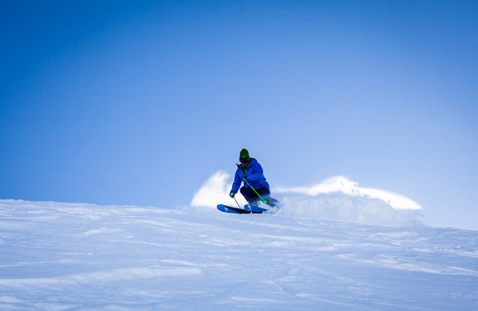 Solo Skiing in the Alps