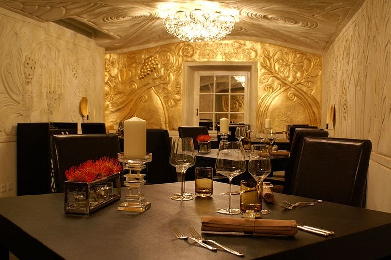 Ecco restaurant in St Moritz