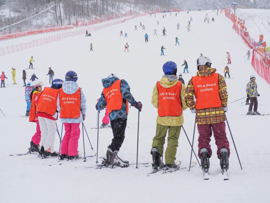 Learning to ski in Morzine